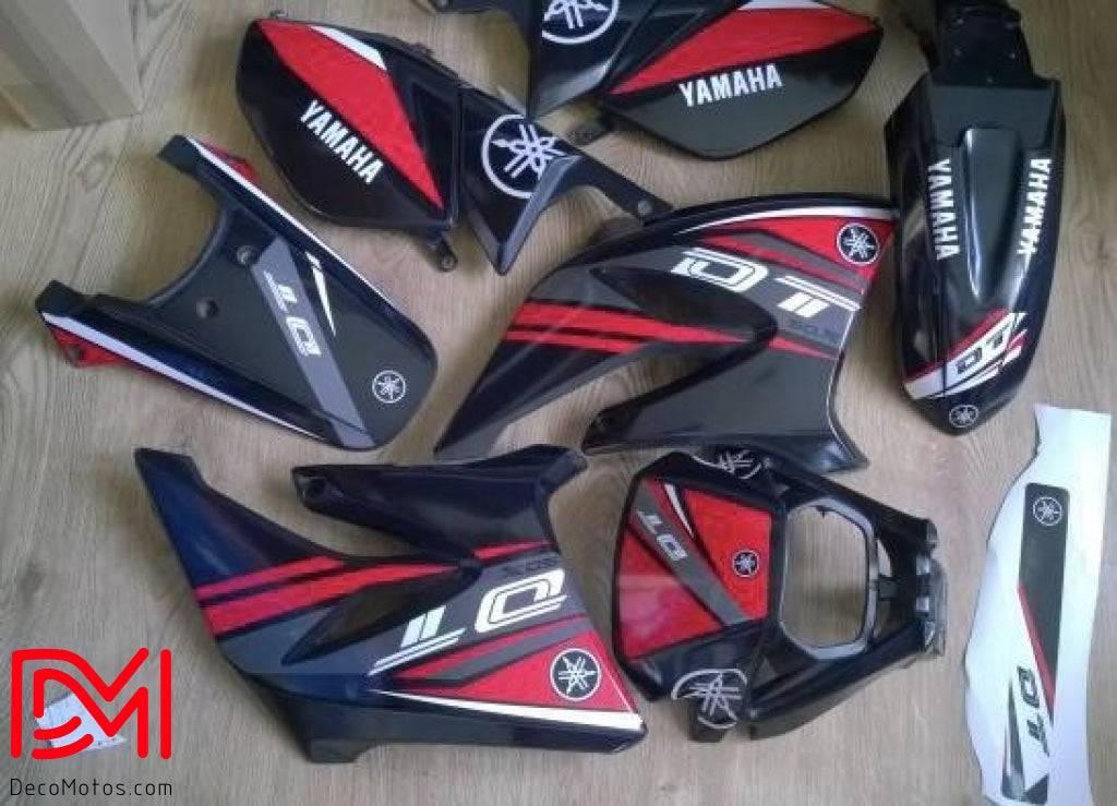 Kit de decoración Yamaha DT 50 2003-2020 - ROJO B