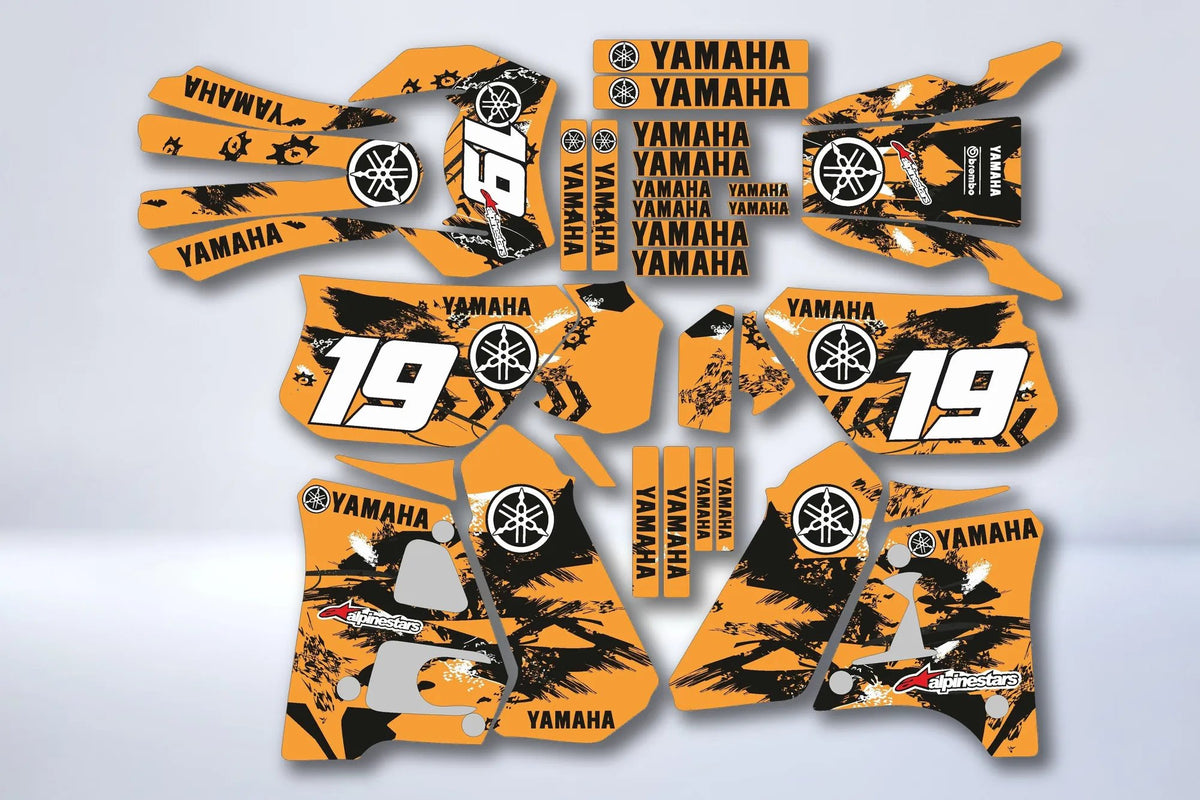 Kit Déco Yamaha DTR 125 1992-2003 MAGIC ORANGE