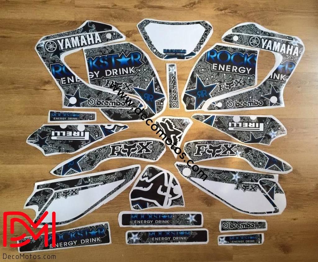 Kit Deco Yamaha DTR DTX 125 2004-2007 BLEU ROCKSTAR