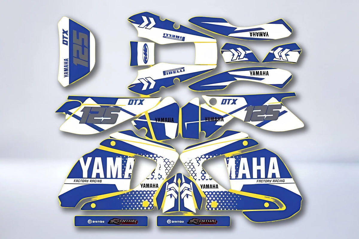 Kit Deco Yamaha DTR DTX 125 2004-2007 BLUE #99