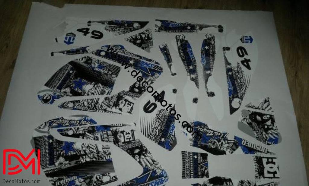 Decoration Kit Yamaha DTR DTX 125 2004-2007 - ROCK BLUE