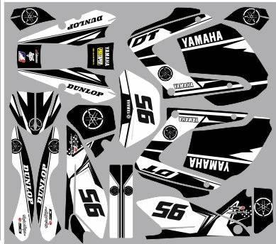 Kit Déco Yamaha DTR DTX 125 2004-2007 VERSION