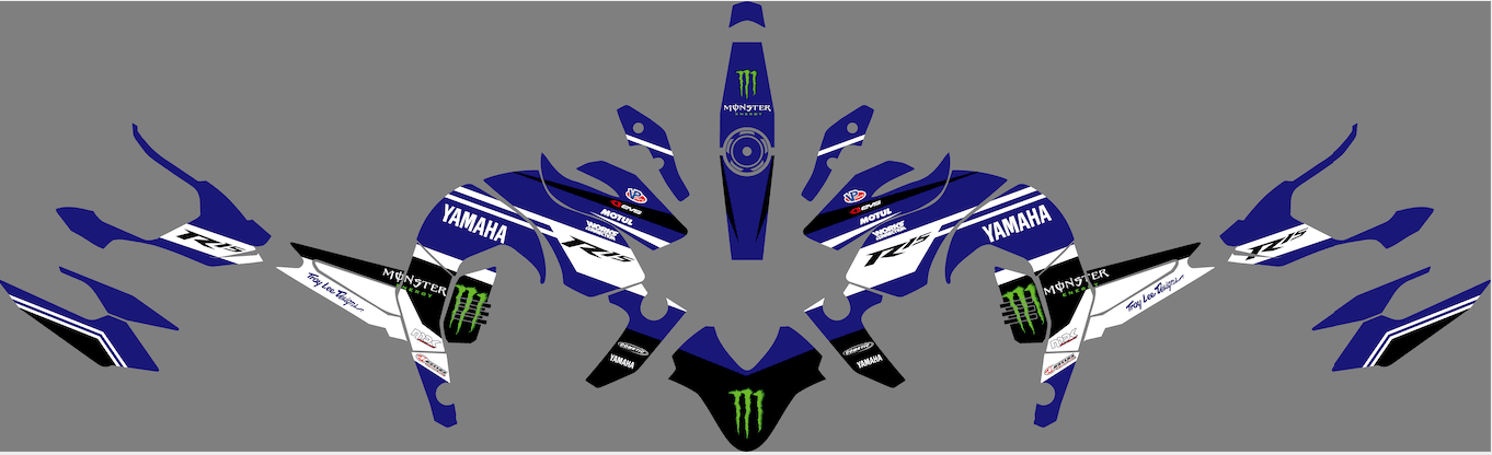 Dekor-Kit YAMAHA FZ 16 MONSTER