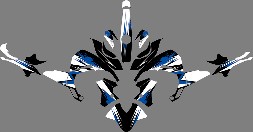 Kit Déco YAMAHA FZ 2.0 BLUE