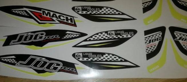 BLACK YELLOW Deco Kit – Yamaha Jog RR 2010