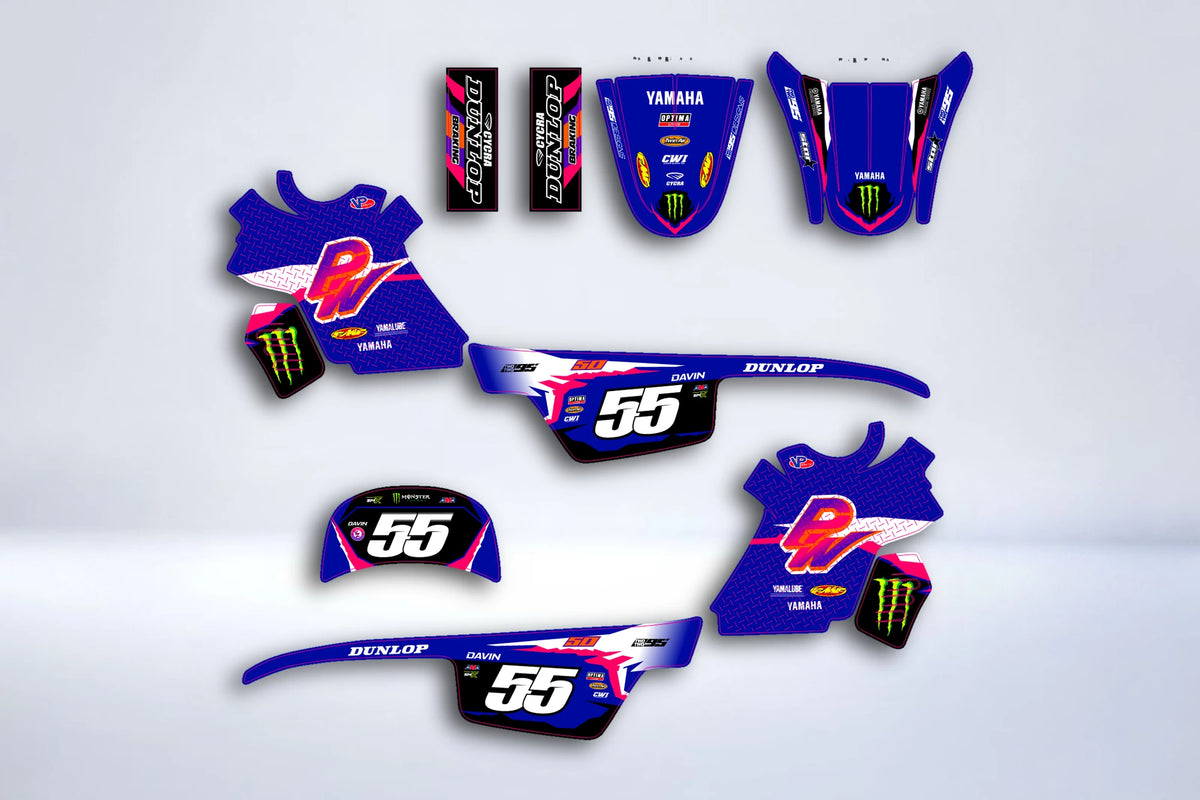 graphics kit YAMAHA PIWI PW 50 80 1990-2025 - LYRIX