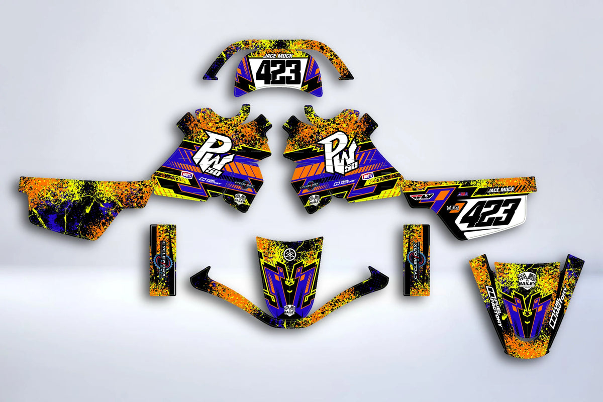 Dekor-Kit YAMAHA PIWI PW 50 80 1990-2025 - IGNITEX