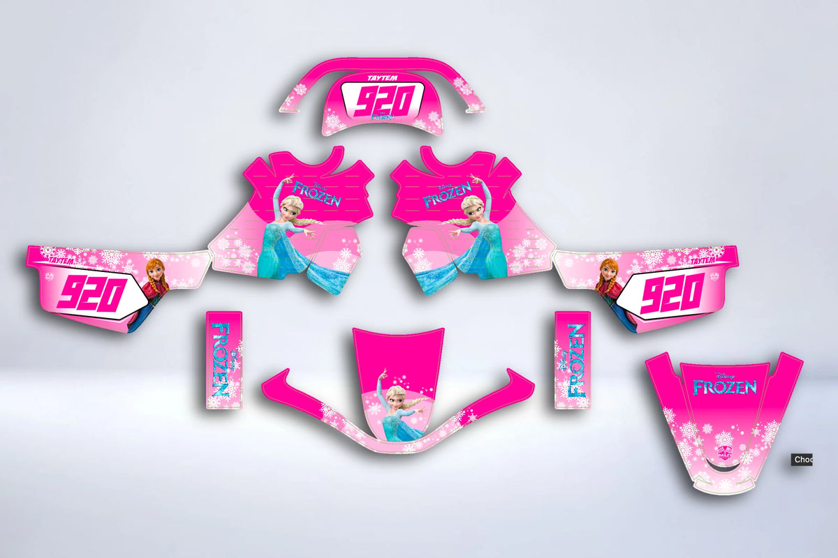 graphics kit YAMAHA PIWI PW 50 80 1990-2025 - KRYPTIX