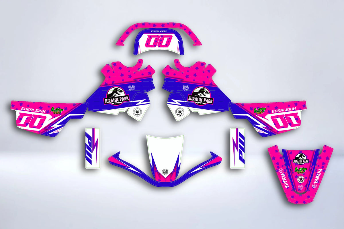 kit gráfico YAMAHA PIWI PW 50 80 1990-2025 - MOTRIX