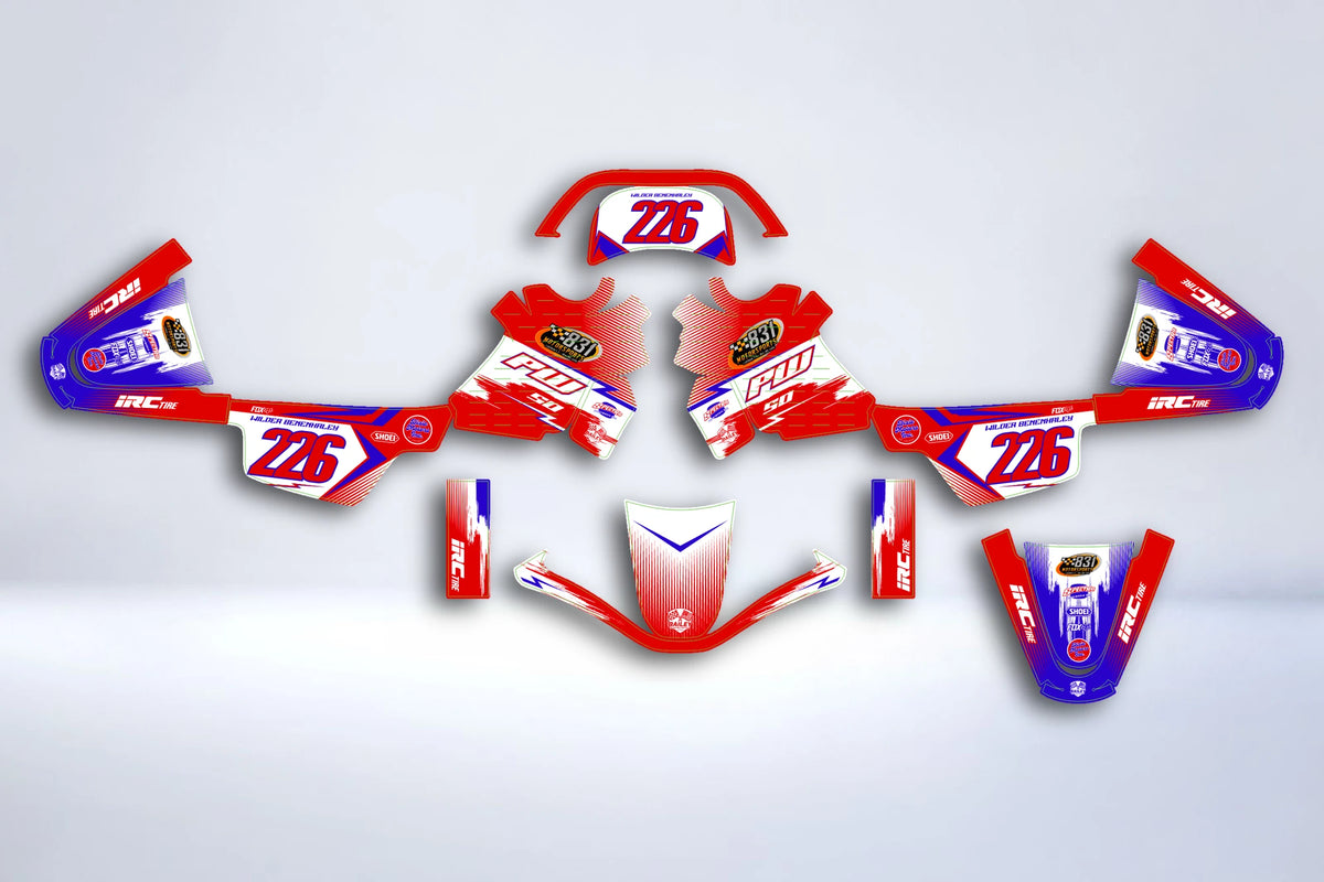 kit grafiche YAMAHA PIWI PW 50 80 1990-2025 - RUKKUS