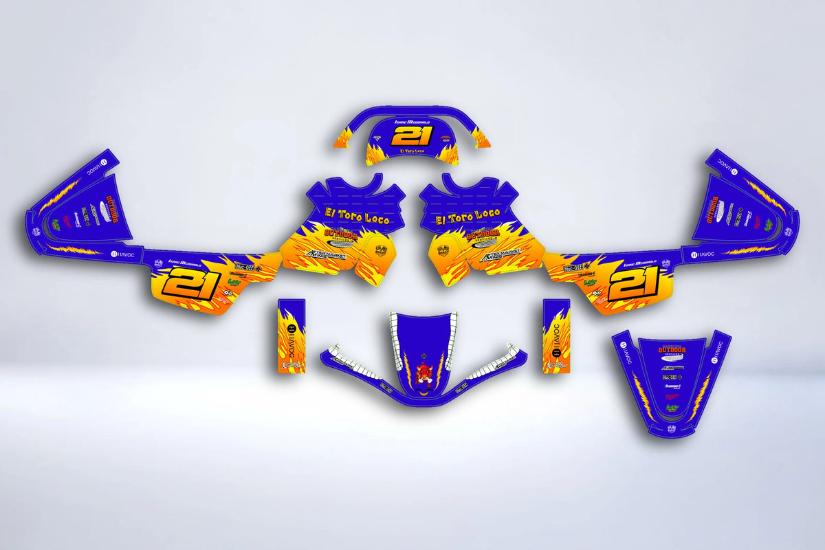 graphics kit YAMAHA PIWI PW 50 80 1990-2025 - VYTRIX