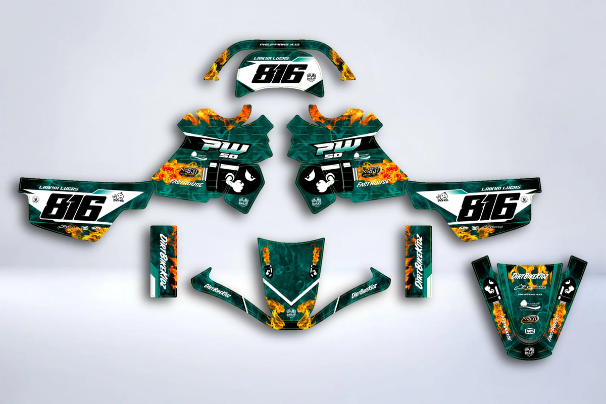 Dekor-Kit YAMAHA PIWI PW 50 80 1990-2025 - ZYNTRIX