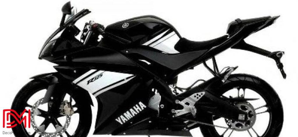 Kit Déco YAMAHA YZF R125 2008-2018 - BLACK