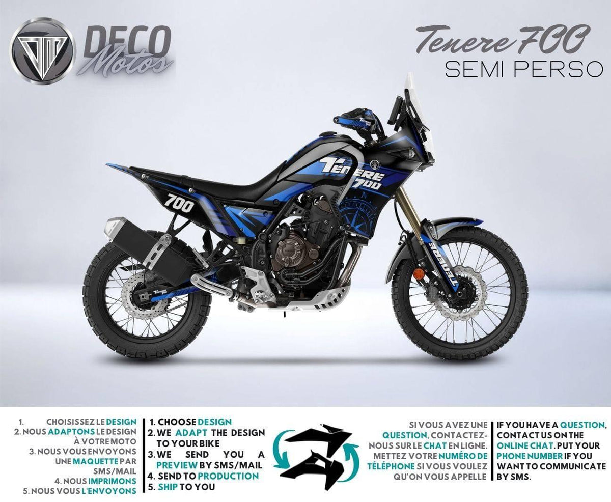 Kit déco YAMAHA 700 TENERE - CLOCK