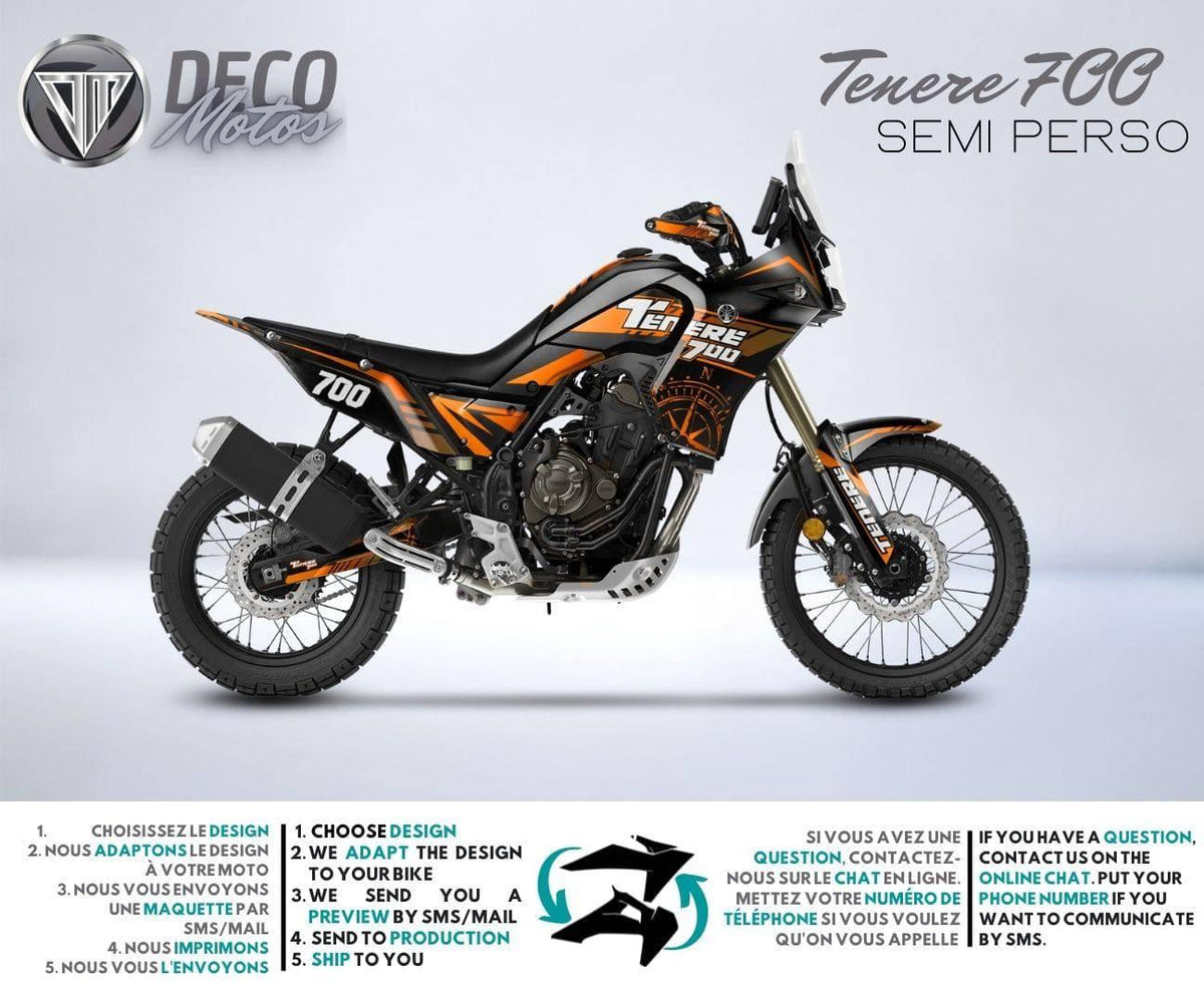 Kit déco YAMAHA 700 TENERE - CLOCK