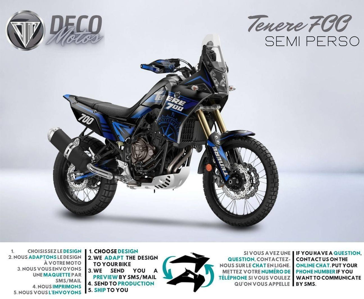 Kit déco YAMAHA 700 TENERE - CLOCK