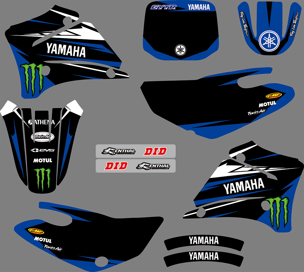 kit grafiche YAMAHA TTR 250 2005-2012 BLU MOSTRO