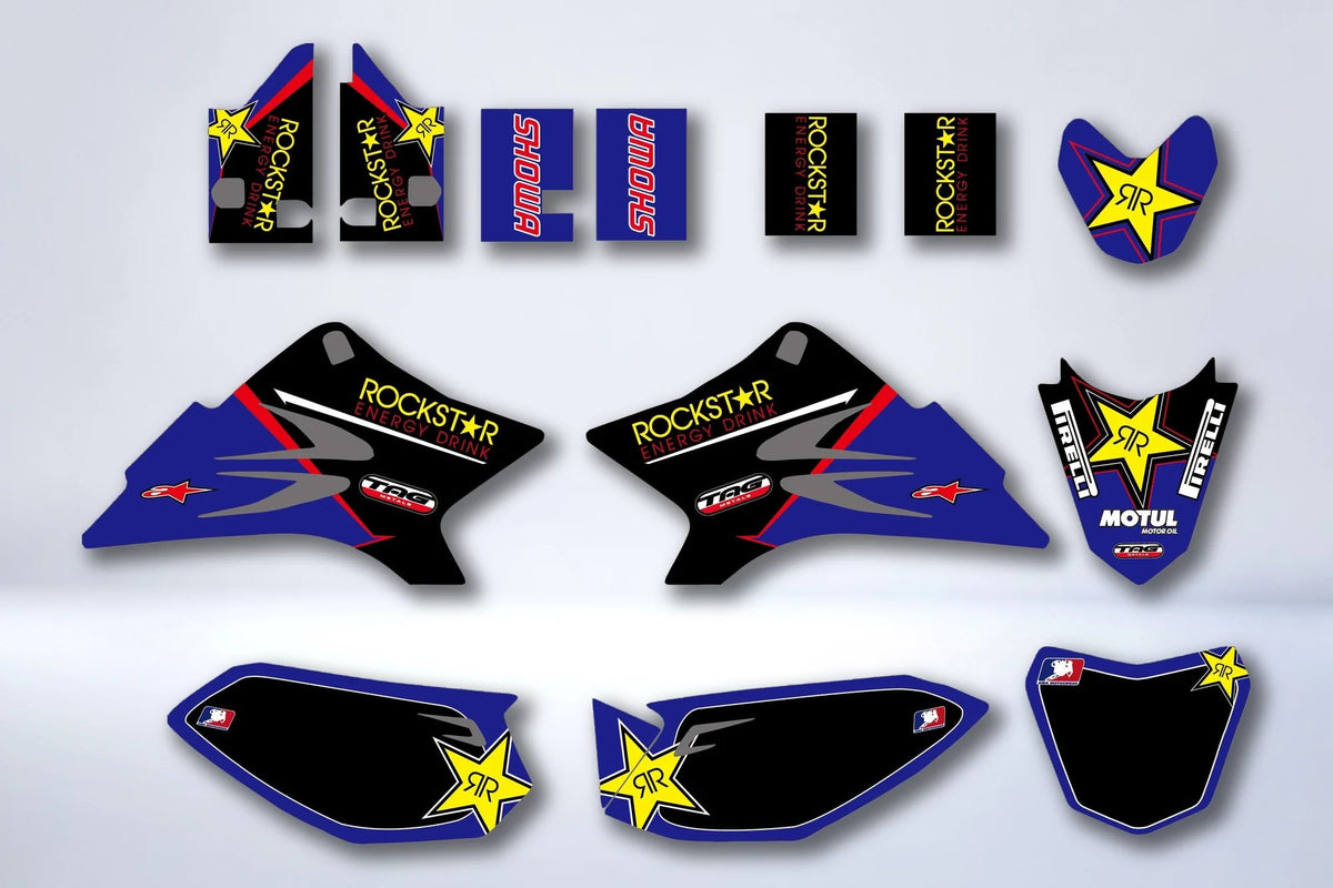 Kit Déco YAMAHA TTR 50 - BLUE ROCKSTAR