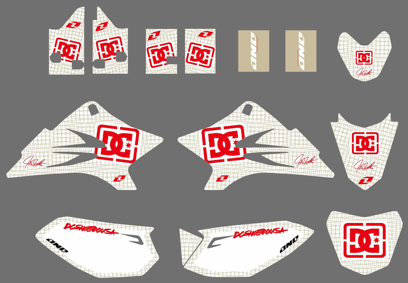 Kit Déco YAMAHA TTR 50 DC SHOES