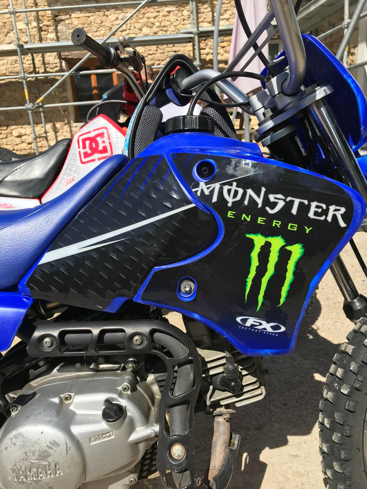 Kit Déco YAMAHA TTR 90 BLUE MONSTER