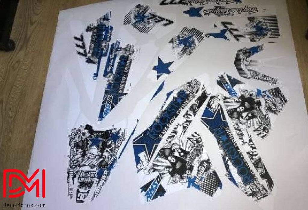 Kit Déco Yamaha WR250X/R 2008-2015 - ROCKSTAR BLUE