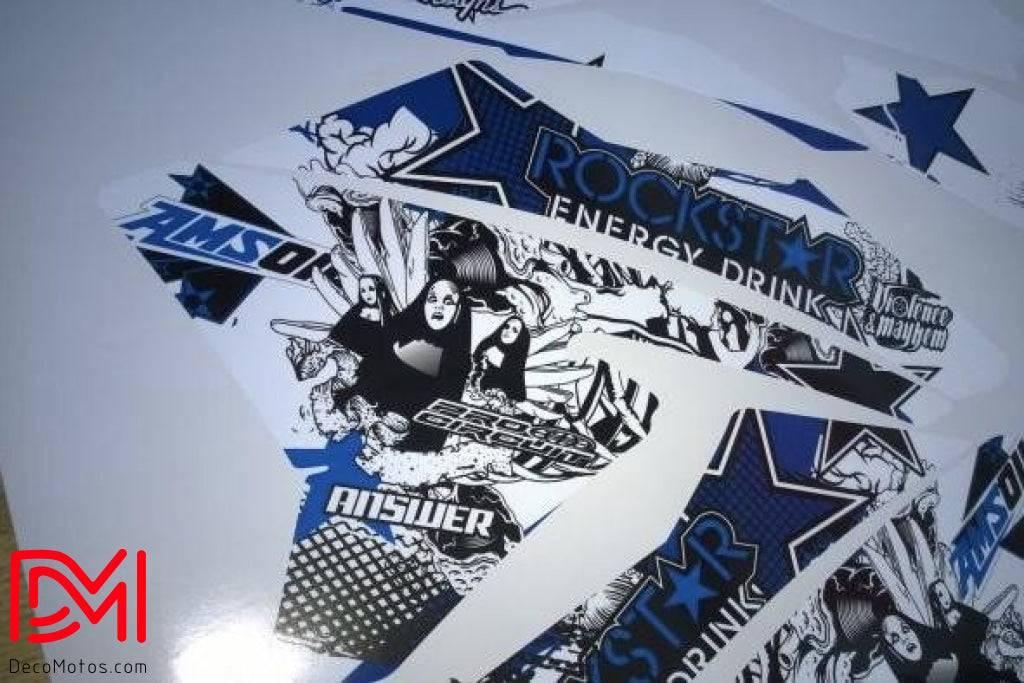 Kit Déco Yamaha WR250X/R 2008-2015 - ROCKSTAR BLUE