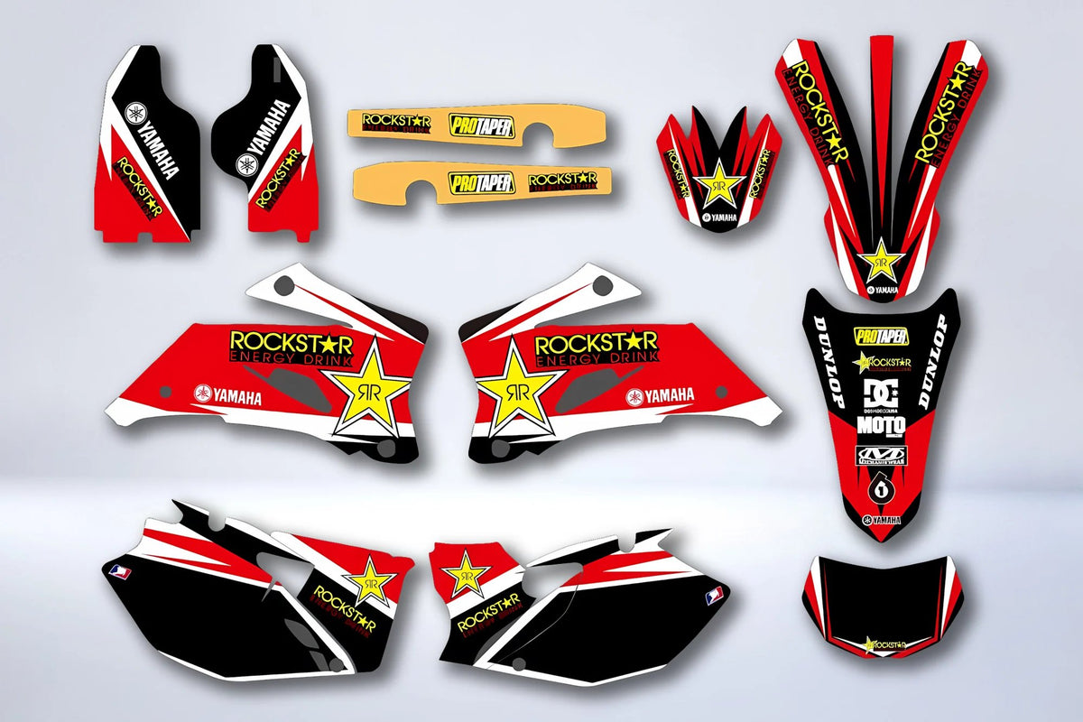 Kit Déco YAMAHA WRF 250-450 2007-2013 ROCKSTAR RED