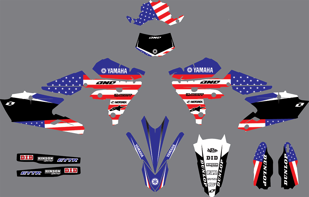 Kit Déco YAMAHA WRF 250-450 2015-2018 U.S