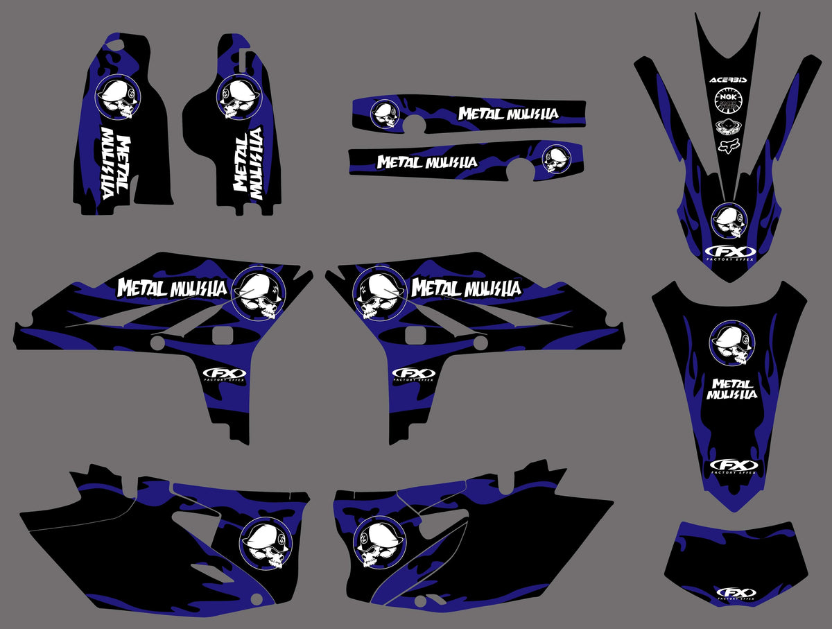 Dekorationskit YAMAHA WRF 450 2012-2015 METAL MULISHA