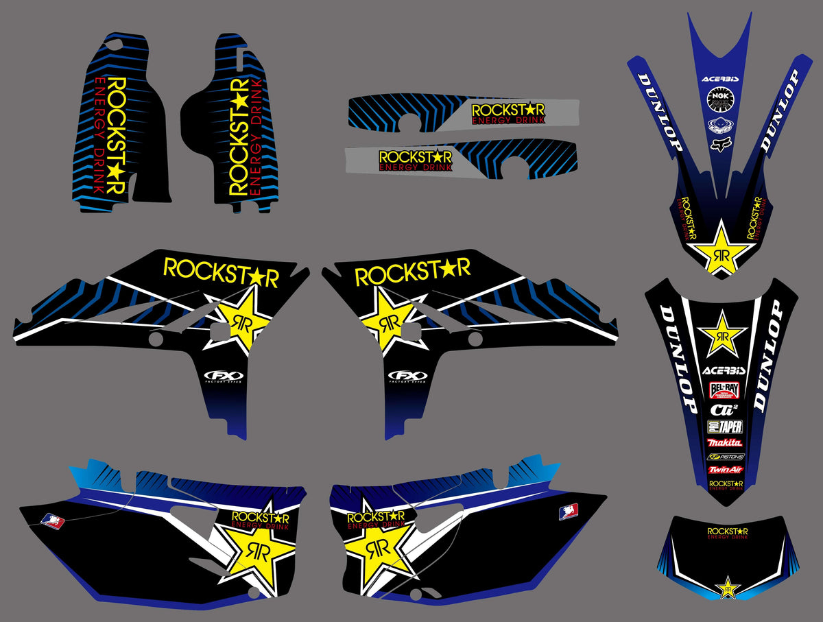 Dekorationskit YAMAHA WRF 450 2012-2015 ROCKSTAR
