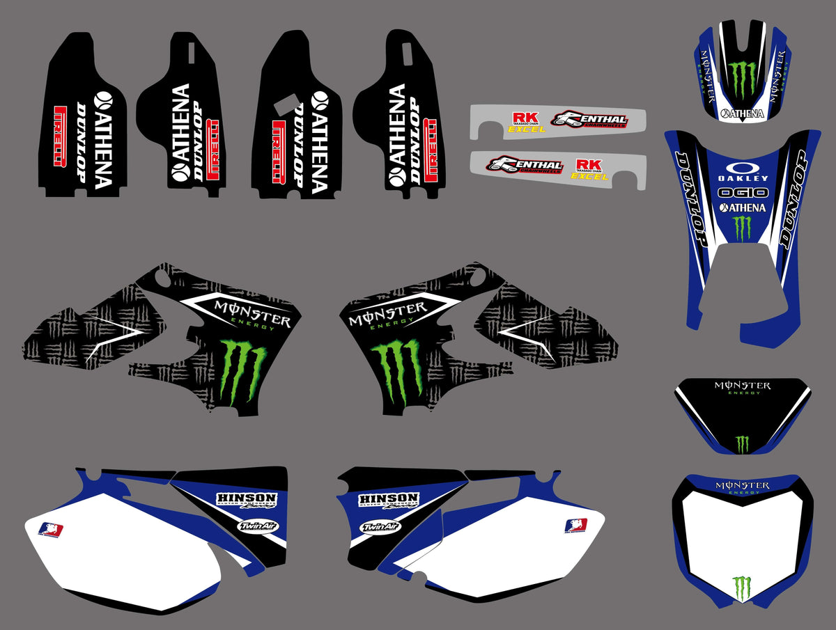 Dekor-Kit YAMAHA WRF WR 250-450 2003-2006 MONSTER