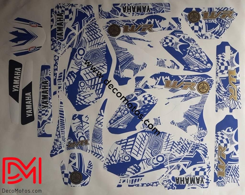 Kit Déco YAMAHA WRF WR 250-450 2003-2006 SKULL