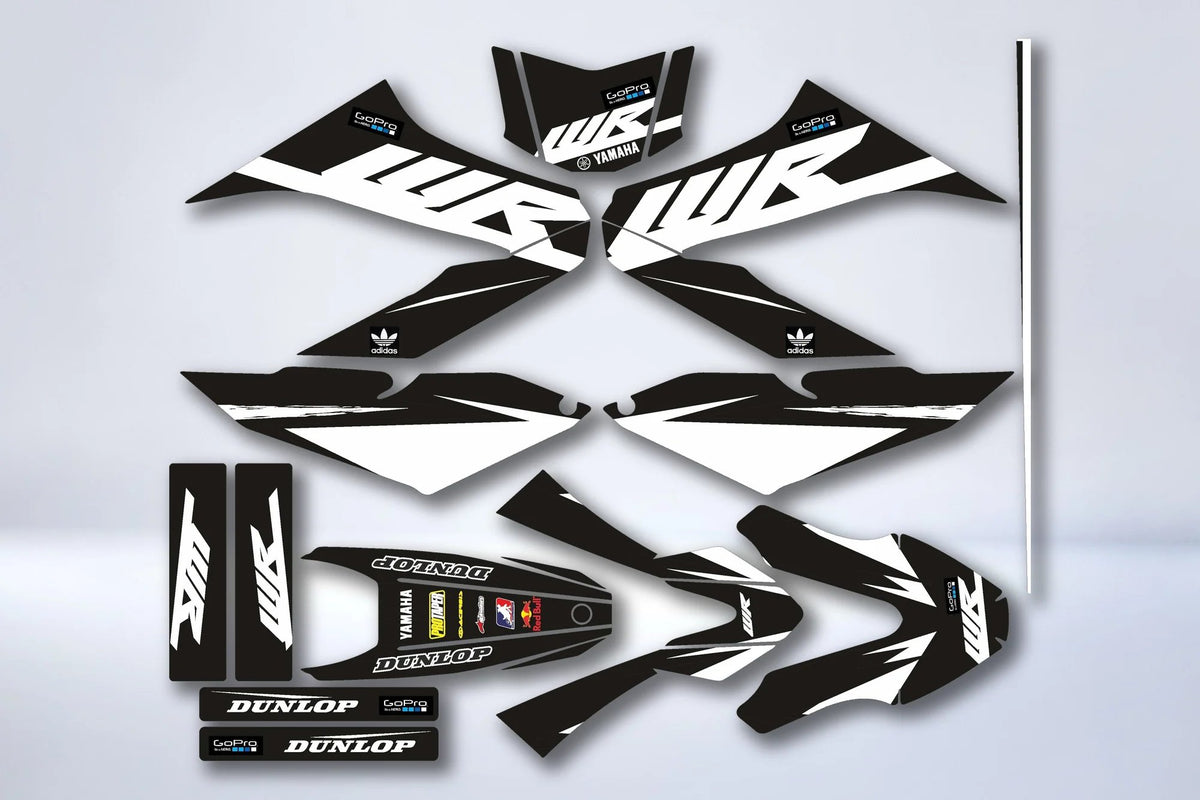Graphics kit YAMAHA WRR WRX 125 - BLACK FACTORY