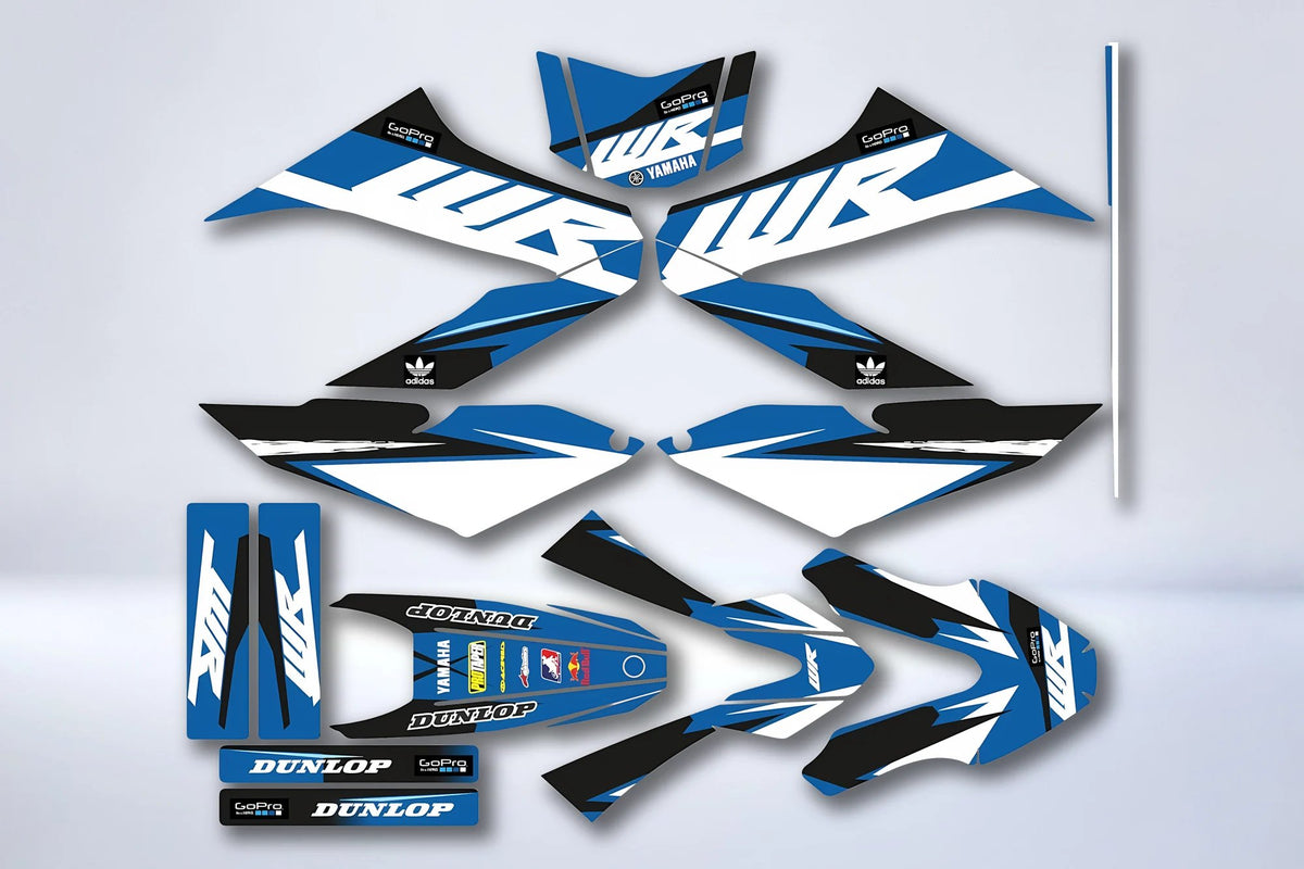 Graphics kit YAMAHA WRR WRX 125 - BLUE FACTORY