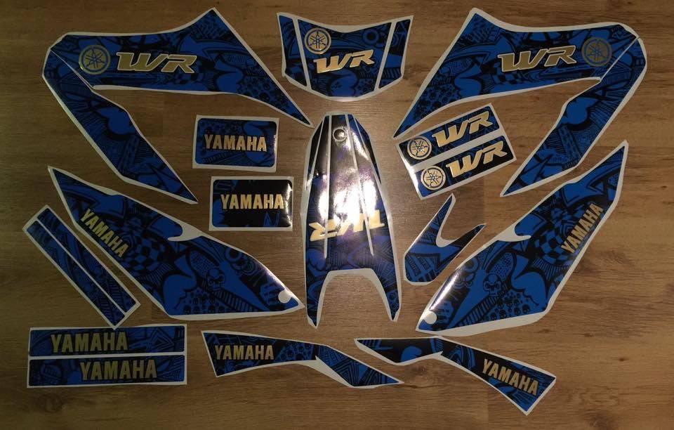 Kit Déco YAMAHA WRR WRX 125 - BLUE GOLD