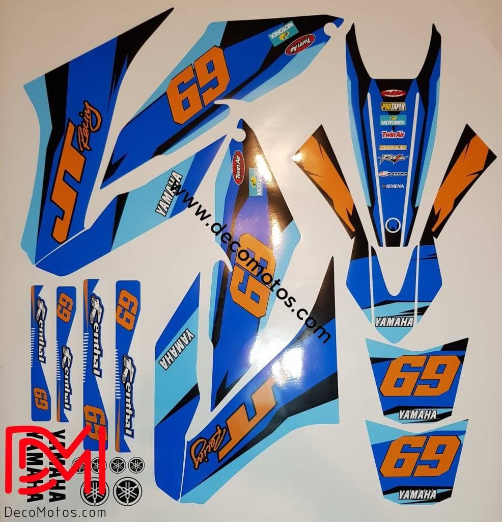 Kit Déco YAMAHA WRR WRX 125 - BLUE ORANGE