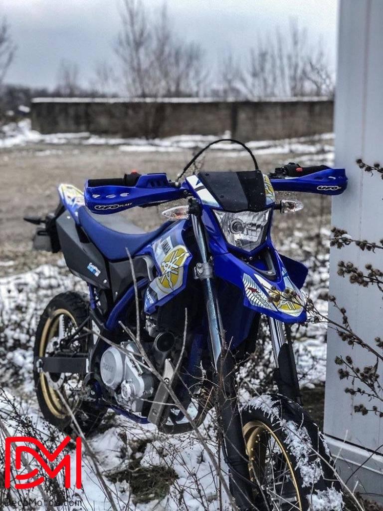Kit Déco Yamaha WRR WRX 125 - BLUE YELLOW