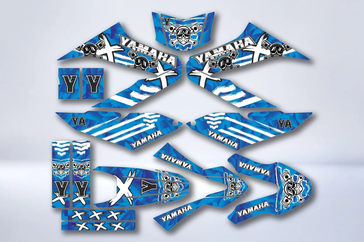 Kit de adhesivos YAMAHA WRR WRX 125 - BLUE YZ
