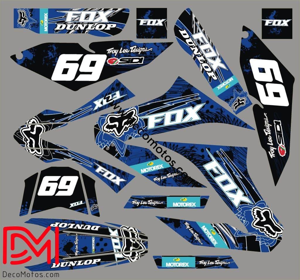 Kit Déco YAMAHA WRR WRX 125 - FOX BLUE
