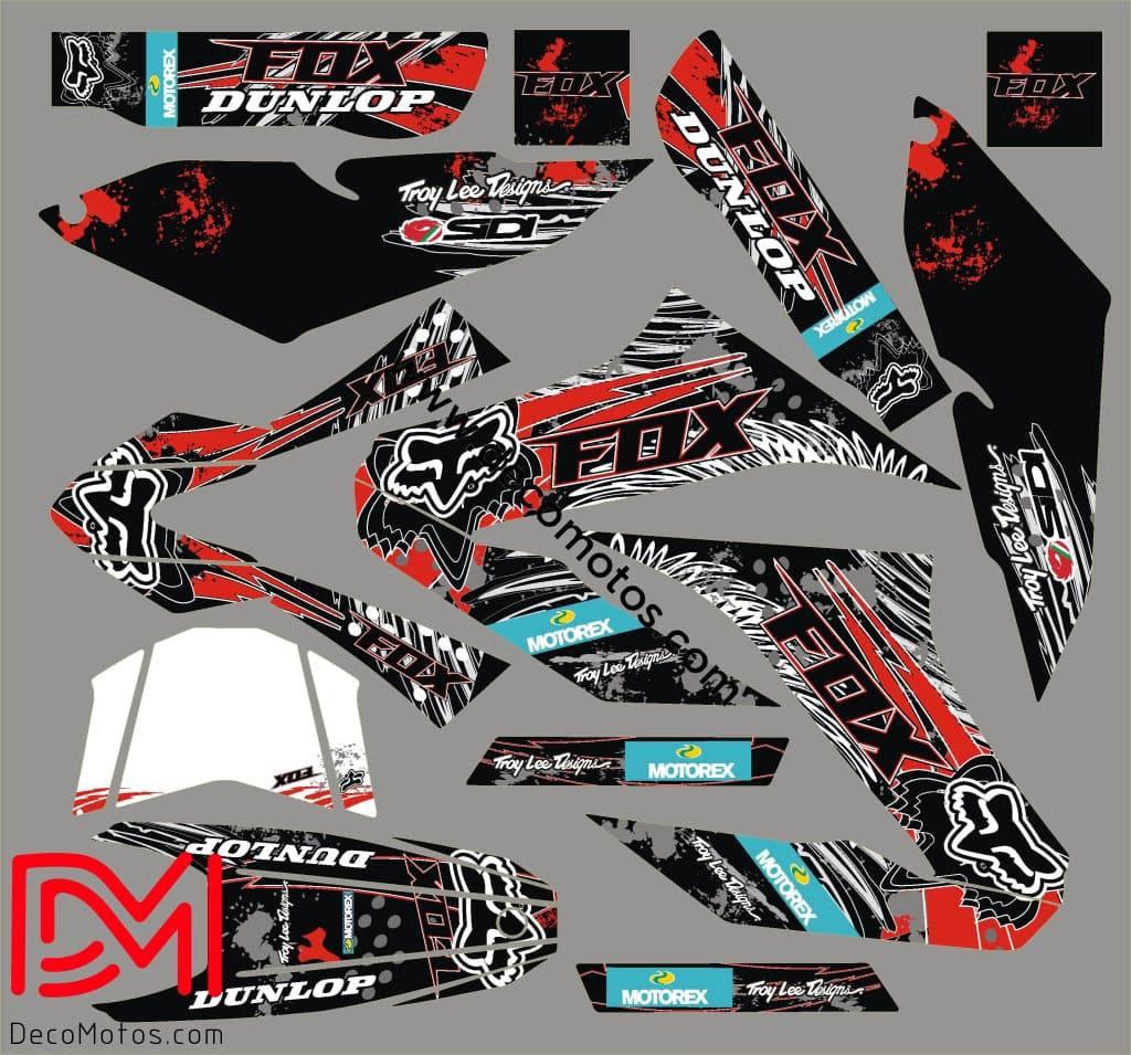 Kit Déco YAMAHA WRR WRX 125 - FOX RED
