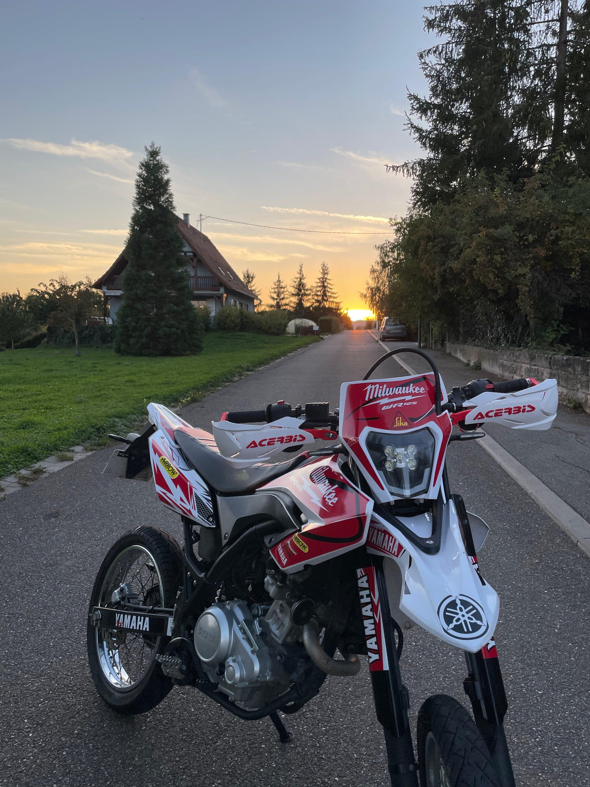 Kit Déco YAMAHA WRR WRX 125 - MILWAUKEE