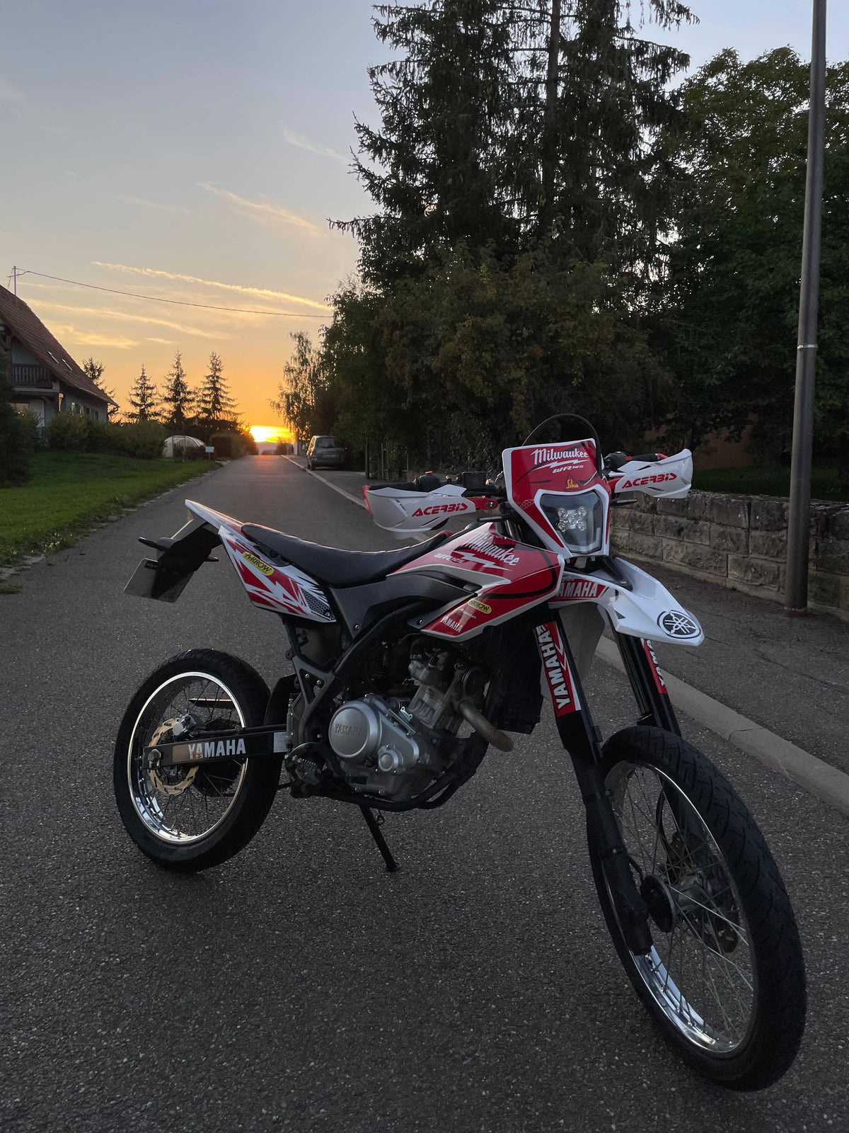 Kit Déco YAMAHA WRR WRX 125 - MILWAUKEE