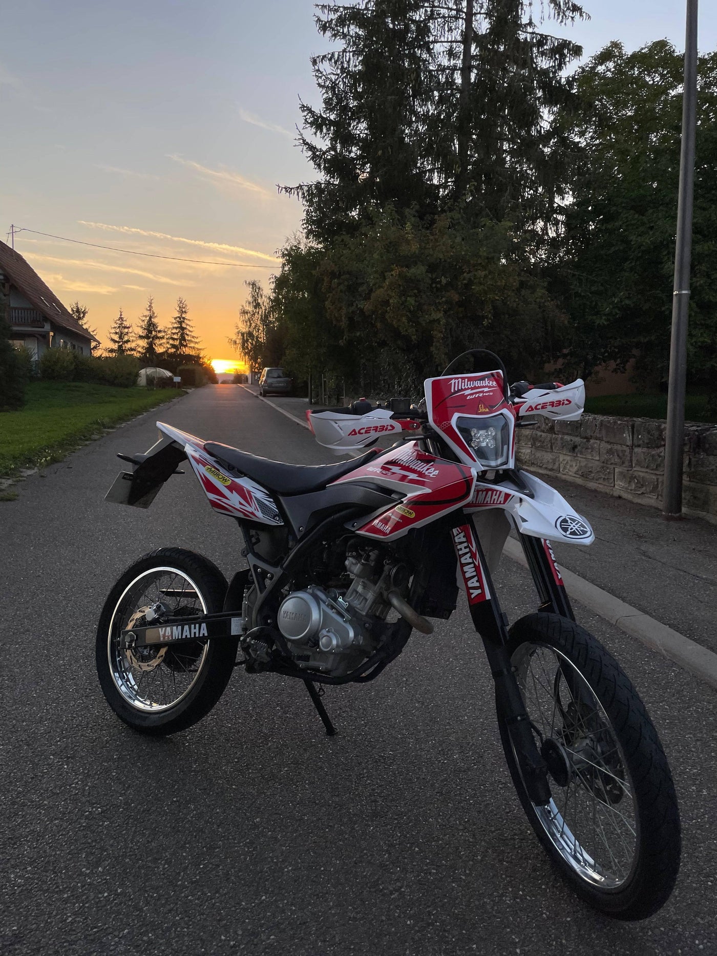 kit grafiche YAMAHA WRR WRX 125 - MILWAUKEE