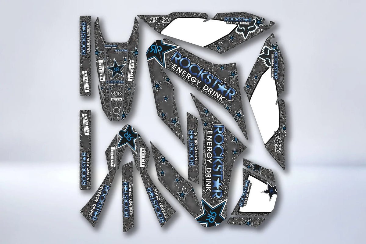 Kit Déco YAMAHA WRR WRX 125 - ROCKSTAR BLUE