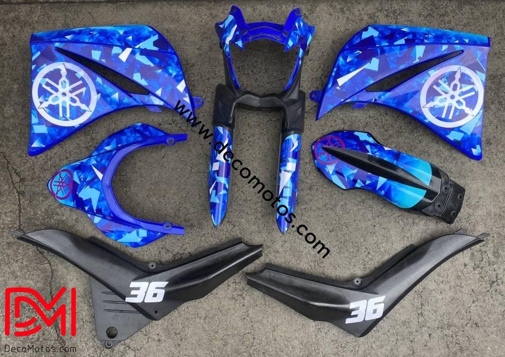 Kit déco YAMAHA XT 125 - BLUE