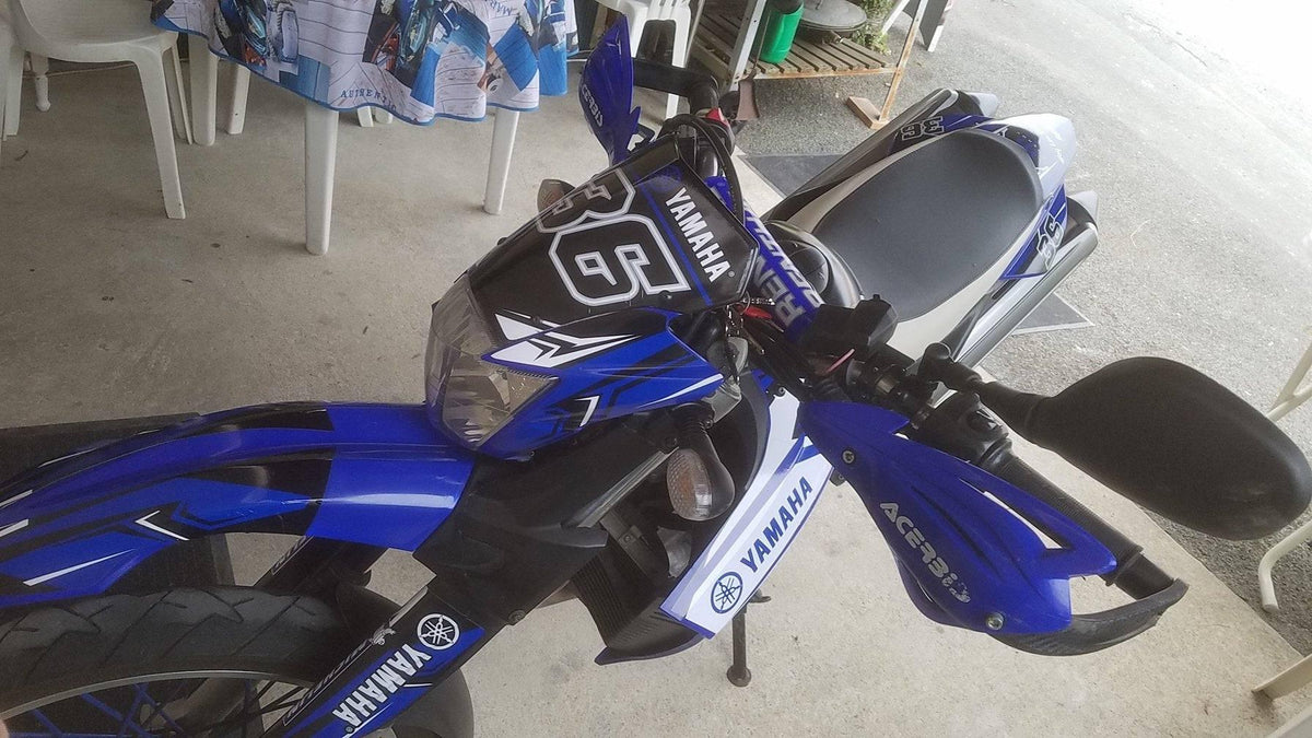 Kit déco YAMAHA XT 660 AVANT 2006 - BLUE