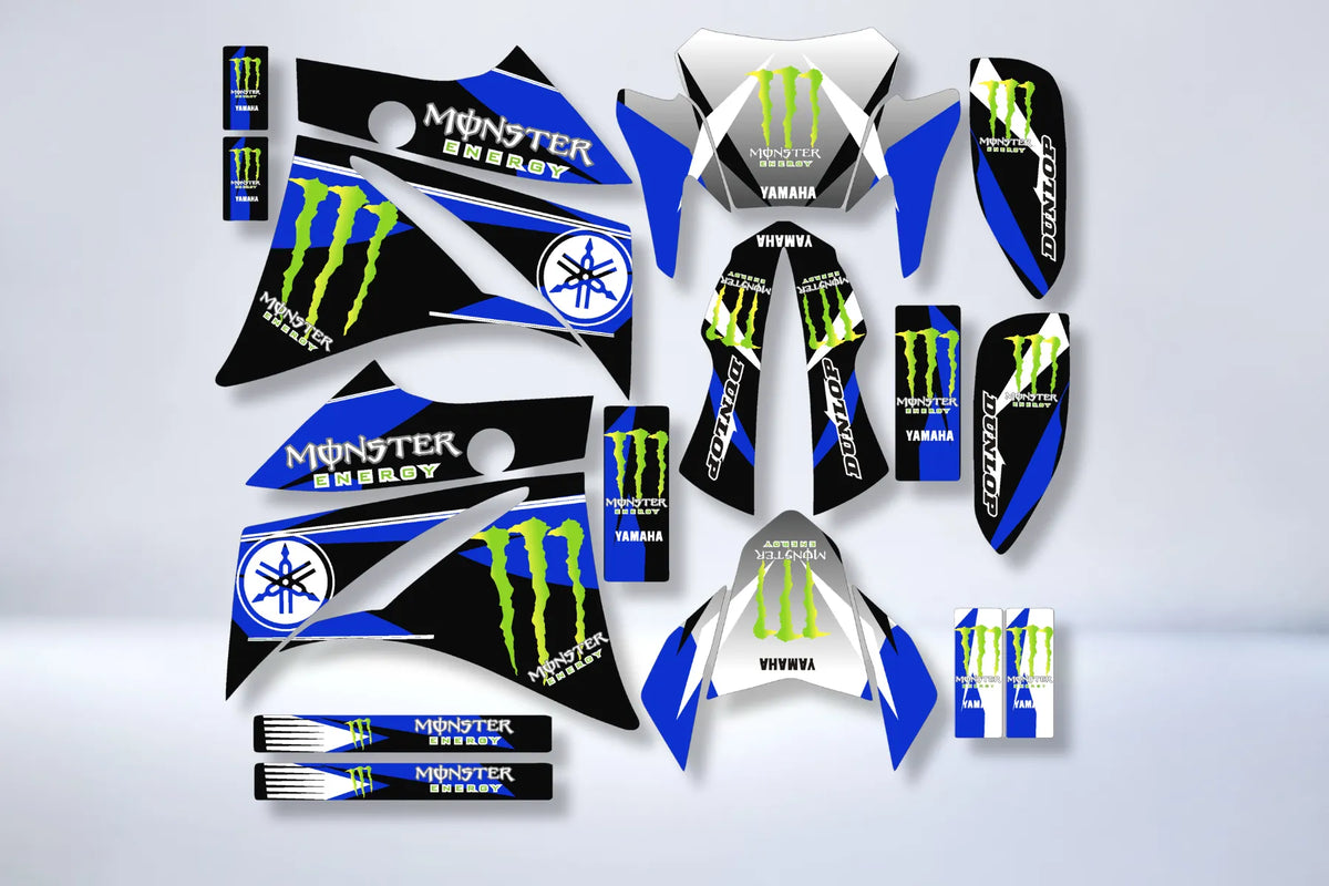 Kit déco YAMAHA XT 660 AVANT 2006 - BLUE MONSTER