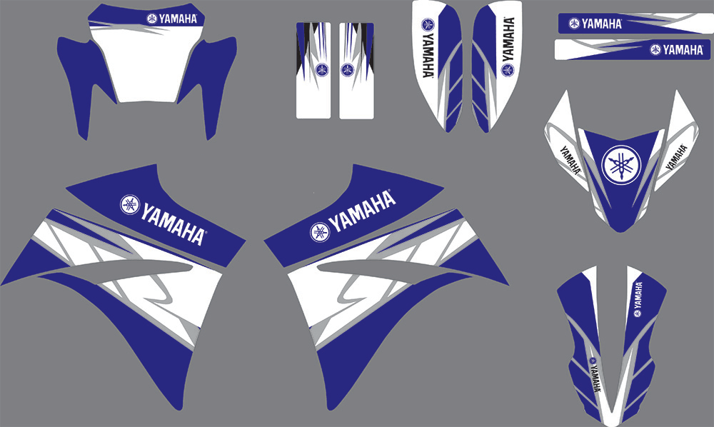 Kit déco YAMAHA XT 660 AVANT 2006 - ORIGINE V2