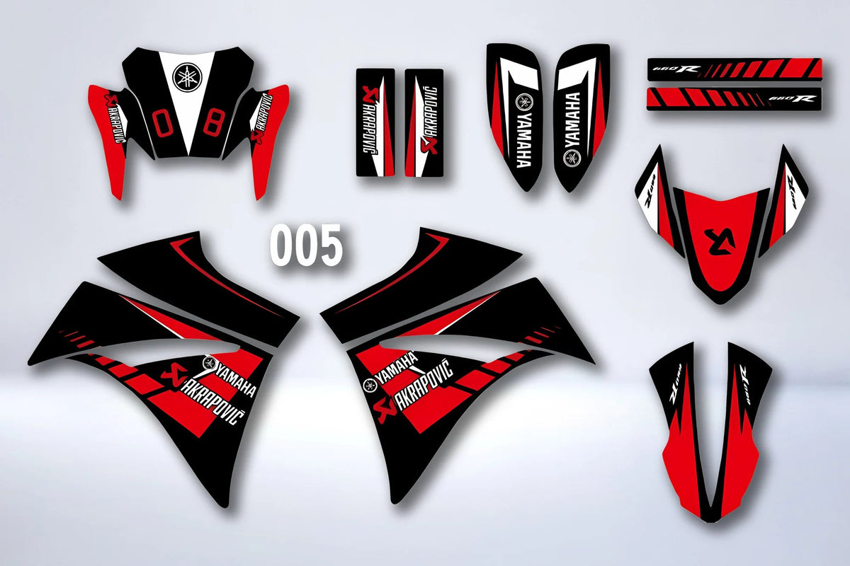 Kit déco YAMAHA XT 660 AVANT 2006 RED