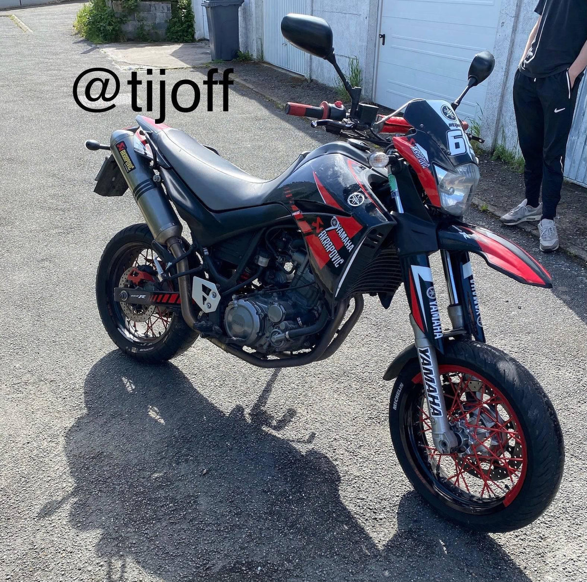 Kit déco YAMAHA XT 660 AVANT 2006 RED